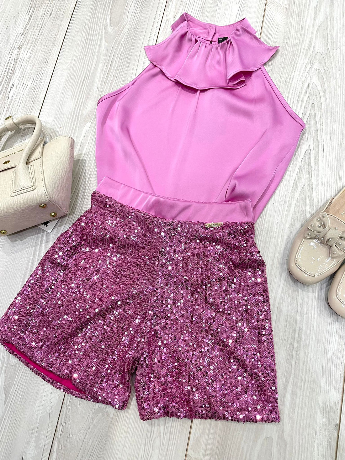 Shorts glitter j'aimè